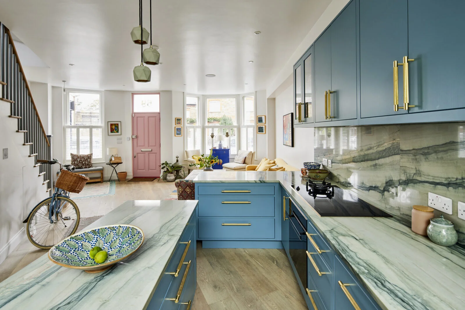 open plan kitchen