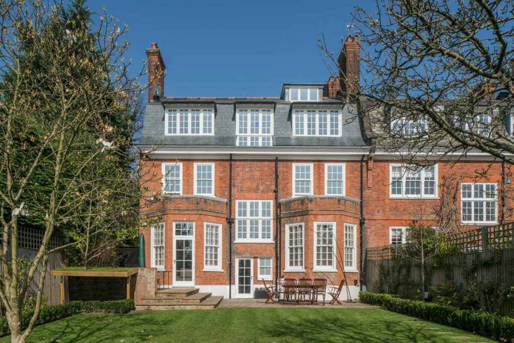 a photo of a brick home