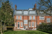 a photo of a brick home